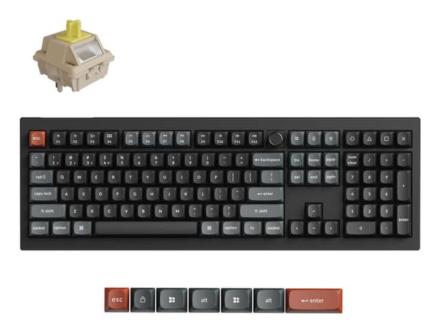 ΠΛΗΚΤΡΟΛΟΓΙΟ WRL V6 ULTRA/ΜΑΥΡΟ V6U-D4 KEYCHRON