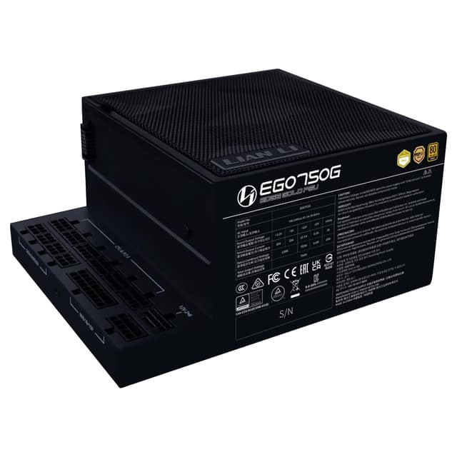 Power Supply LIAN LI EDGE GOLD 750, SFX, PC, 100 - 240 V, 750 W (G9P.EG0750G.B000.EU)
