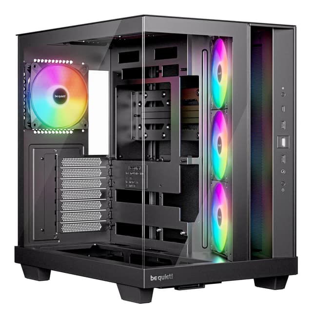 Θήκη BE QUIET ATX/micro ATX/Mini-ITX, Μαύρο, Midi Tower, PC (BGW85)