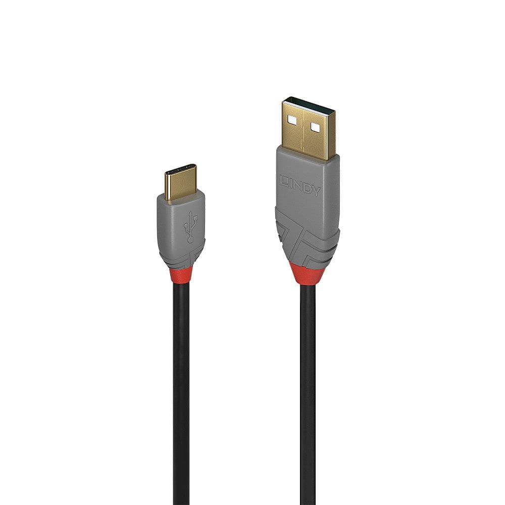 ΚΑΛΩΔΙΟ USB2 C-A 3M/ΑΝΘΡΑΚΙ 36888 LINDY
