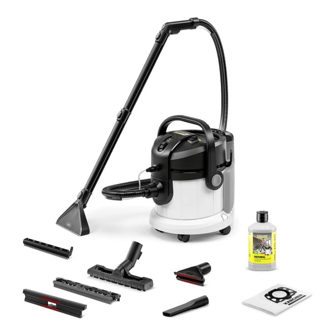 Σκούπα KARCHER Ικανότητα εισόδου 1000 W, Χωρητικότητα σκόνης 4 L, Σκούπα τύπου τύμπανο, Τύπος καθαρισμού Ξηρός&υγρός, Δοχείο σκόνης Χωρίς σακούλα (1.081-155.0)