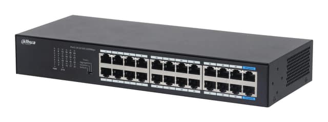 Switch DAHUA DH-S3024-24GT, Τύπος Switch Unmanaged, Επίπεδο Switch L2, Τοποθέτηση σε ράφι Ναι, Συσσωρευμένος Ναι, Μορφή Desktop/Τοίχου, 24xRJ-45 θύρες