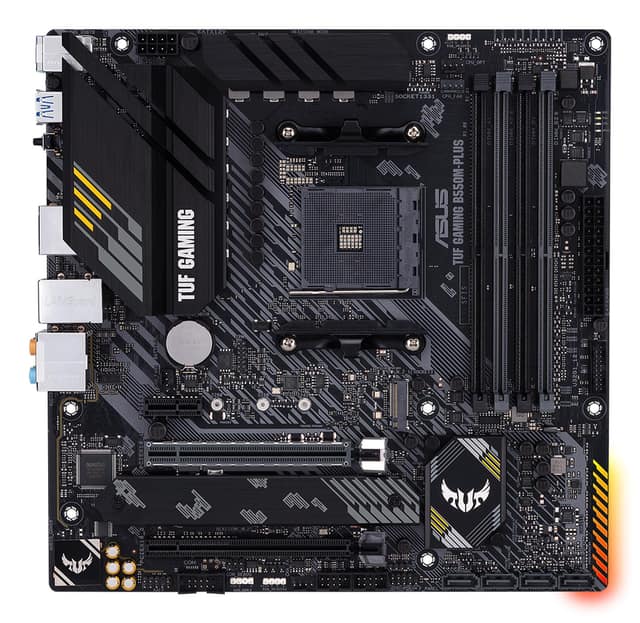 Μητρική Κάρτα ASUS AMD B550, SAM4, MicroATX, 1xPCI-Express 3.0 1x, 1xPCI-Express 3.0 16x, 2xM.2, 1xPCI-Express 4.0 16x, Μνήμη DDR4, Θέσεις μνήμης 4 (TUFGAMINGB550M-PL)
