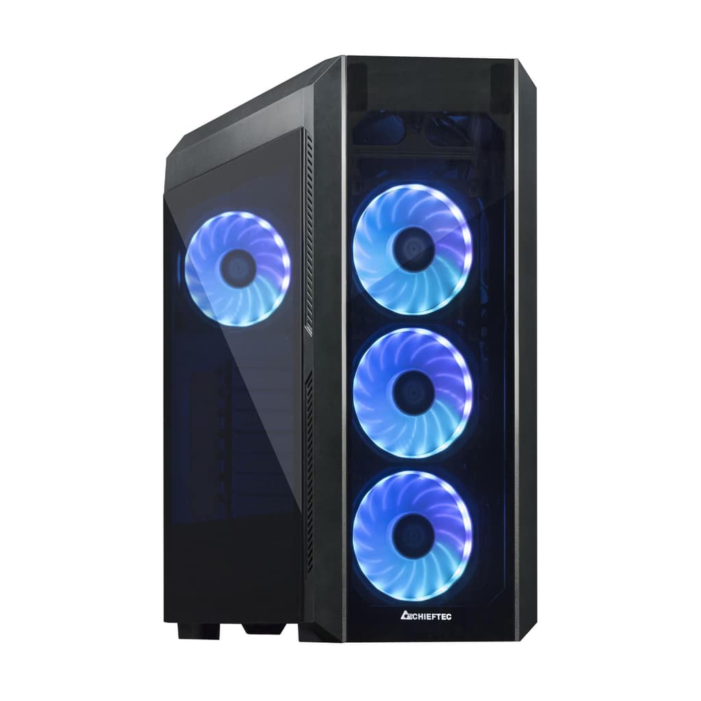 Θήκη CHIEFTEC ATX/micro ATX/Mini-ITX, Μαύρη, Tower, PC, Scorpion 3 (GL-03B-OP)