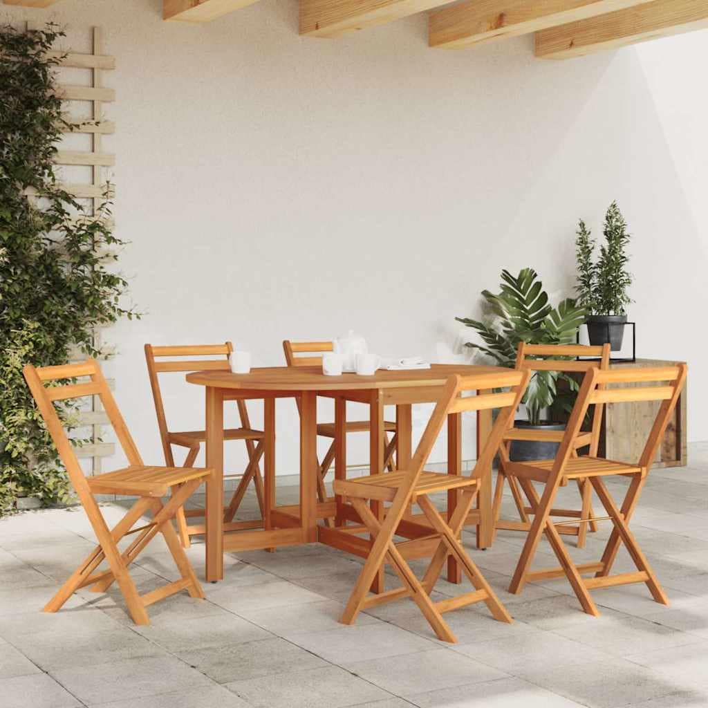 VidaXL Τραπέζι Κήπου 130 x 90 x 72 εκ. από Μασίφ Ξύλο Ακακίας