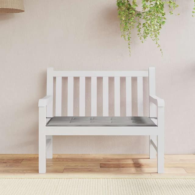 VidaXL Μαξιλάρι Πάγκου Κήπου Γκρι 120x50x3 εκ. Ύφασμα Oxford