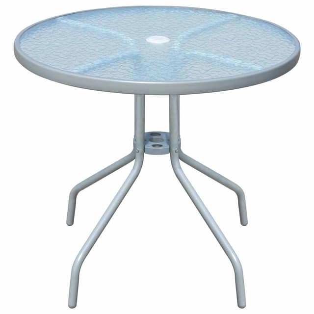 VidaXL Τραπέζι Bistro Γκρι 80 x 71 εκ. Ατσάλινο