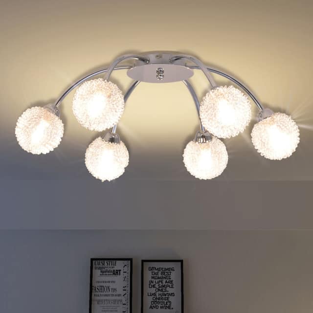 VidaXL Φωτιστικό Οροφής με 6 LED Λαμπτήρες G9 240 W