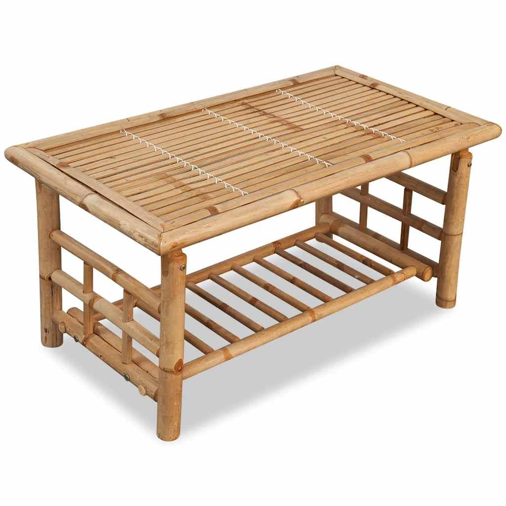 VidaXL Τραπεζάκι Σαλονιού 90 x 50 x 45 εκ. από Μπαμπού
