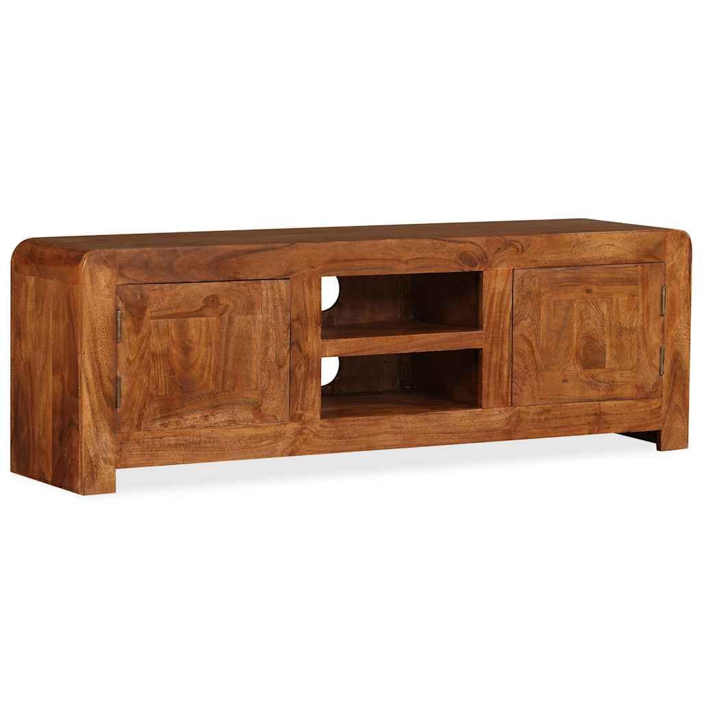 VidaXL Έπιπλο Τηλεόρασης 120x30x40 εκ Μασίφ Ξύλο με Μελί Φινίρισμα