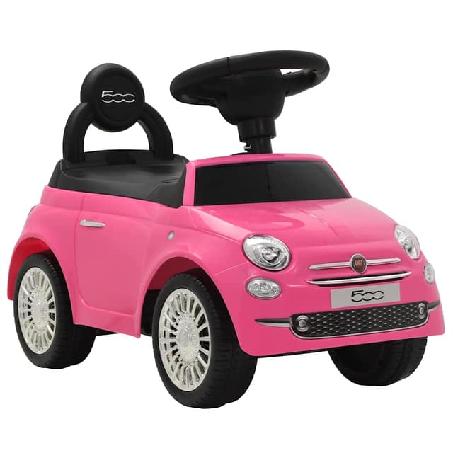 VidaXL Περπατούρα Fiat 500 Ροζ