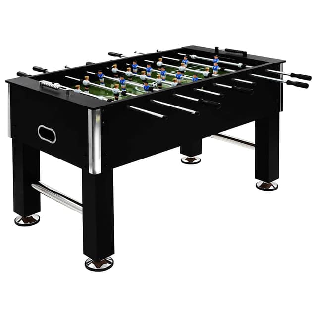 VidaXL Ποδοσφαιράκι Επιτραπέζιο Μαύρο 140x74,5x87,5 εκ. 60κ. Ατσάλι