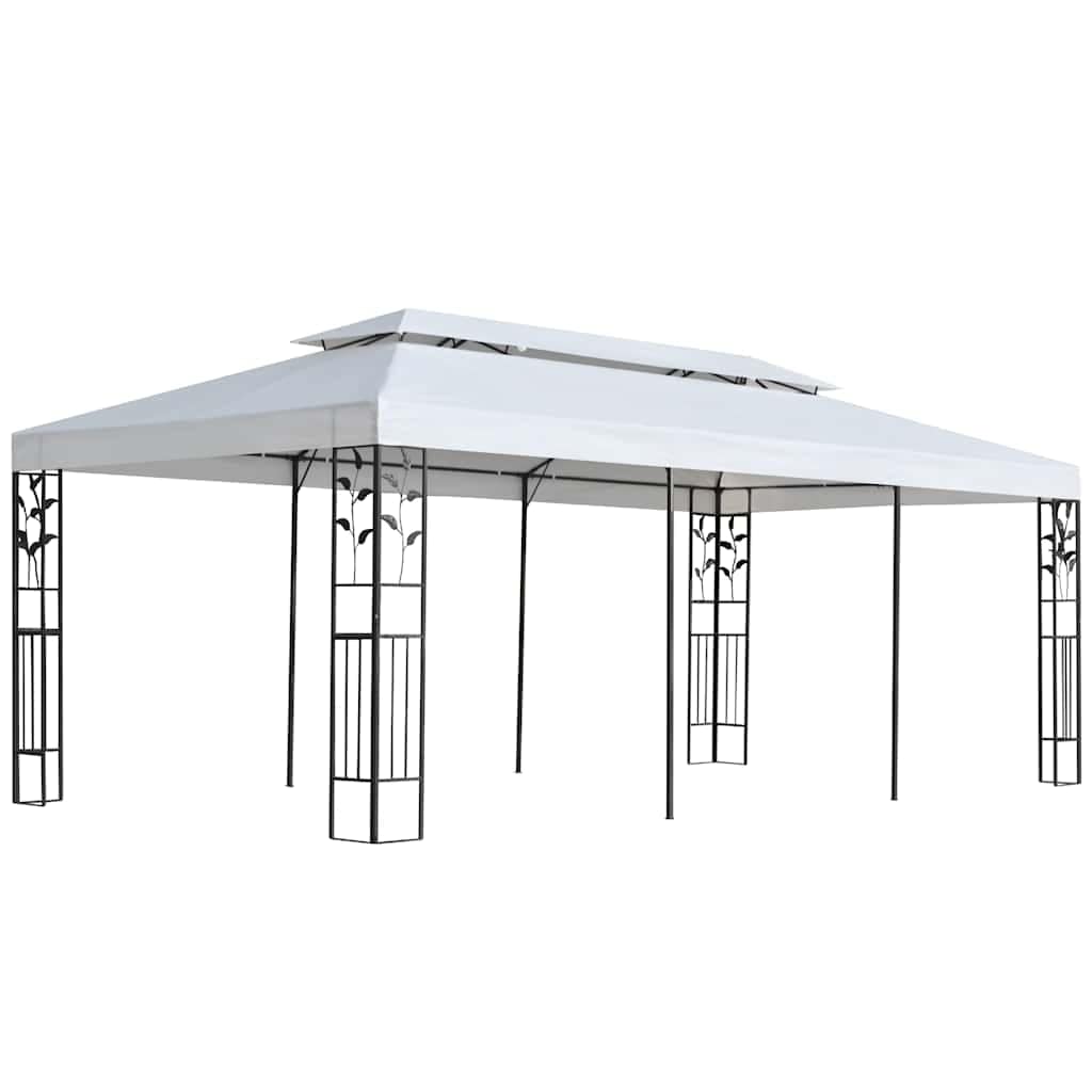 VidaXL Ύφασμα για κιόσκι Λευκό 300 x 600 cm Πολυεστέρας