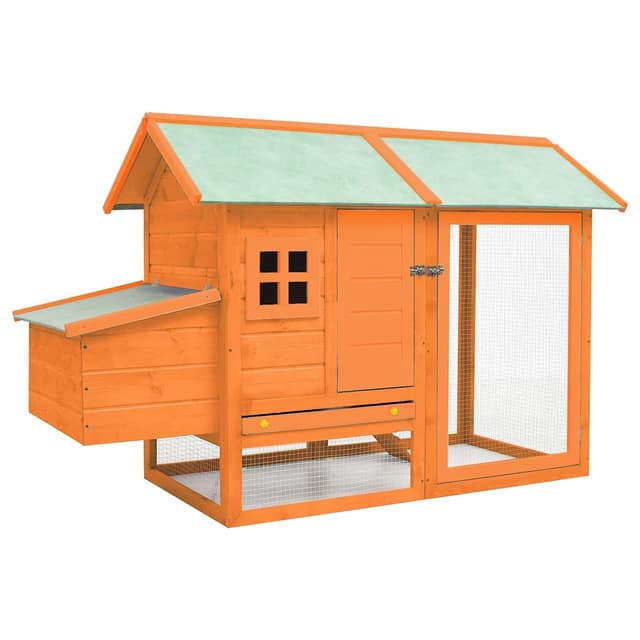 VidaXL Κοτέτσι 170 x 81 x 110 εκ. από Μασίφ Ξύλο Πεύκου και Ελάτης