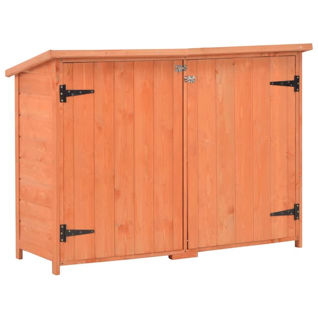VidaXL Αποθήκη Κήπου 128x42x91 εκ. Ξύλινη