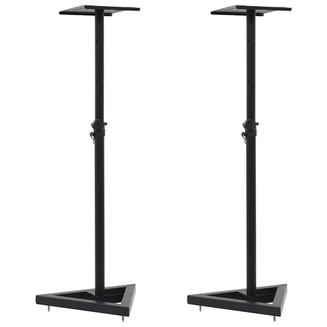 VidaXL Βάσεις Ηχείων Studio Monitor 2 τεμ. Μαύρες από Ατσάλι