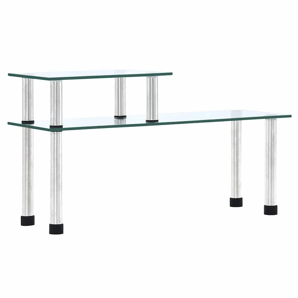 VidaXL Ραφιέρα Κουζίνας Διαφανής 45 x 16 x 26 εκ. από Ψημένο Γυαλί