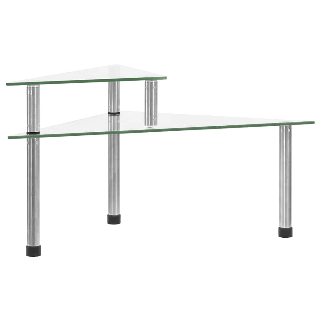 VidaXL Ραφιέρα Κουζίνας Διαφανής 49,5 x 35 x 19 εκ. από Ψημένο Γυαλί