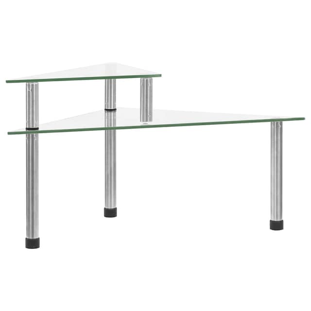VidaXL Ραφιέρα Κουζίνας Διαφανής 49,5 x 35 x 19 εκ. από Ψημένο Γυαλί