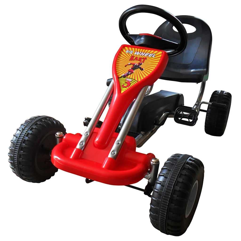 VidaXL Go Kart με Πετάλια Κόκκινο
