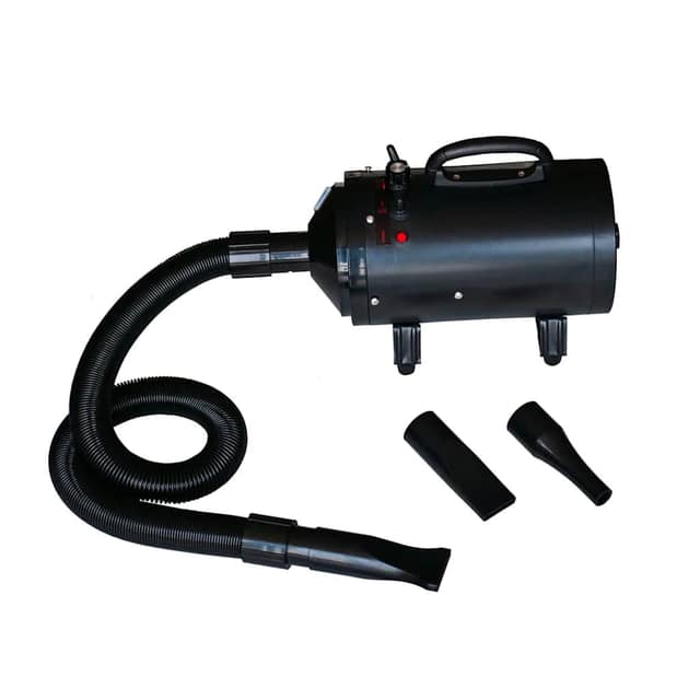 VidaXL Πιστολάκι Σκύλων με 3 Ακροφύσια Μαύρο 2400 W