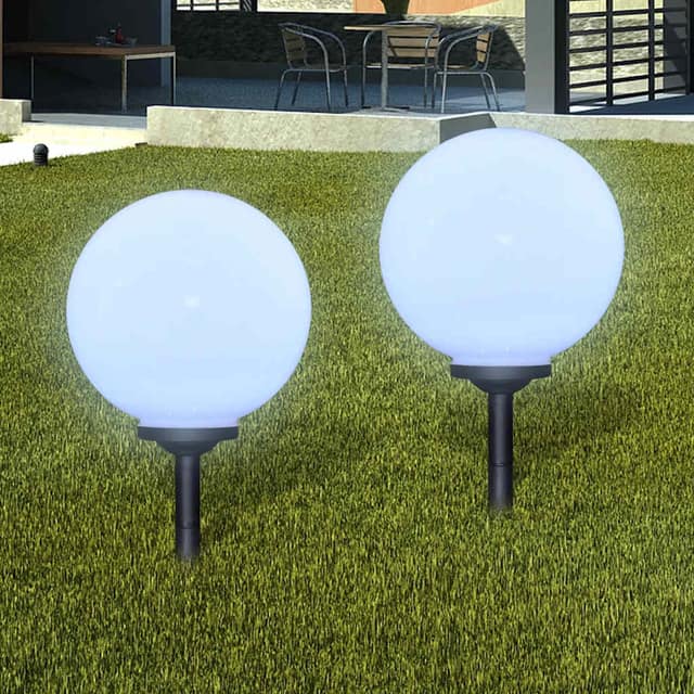 VidaXL Λάμπες Εξωτερικού Χώρου LED 2 Τεμ. 30 εκ. με Πάσσαλο Εδάφους