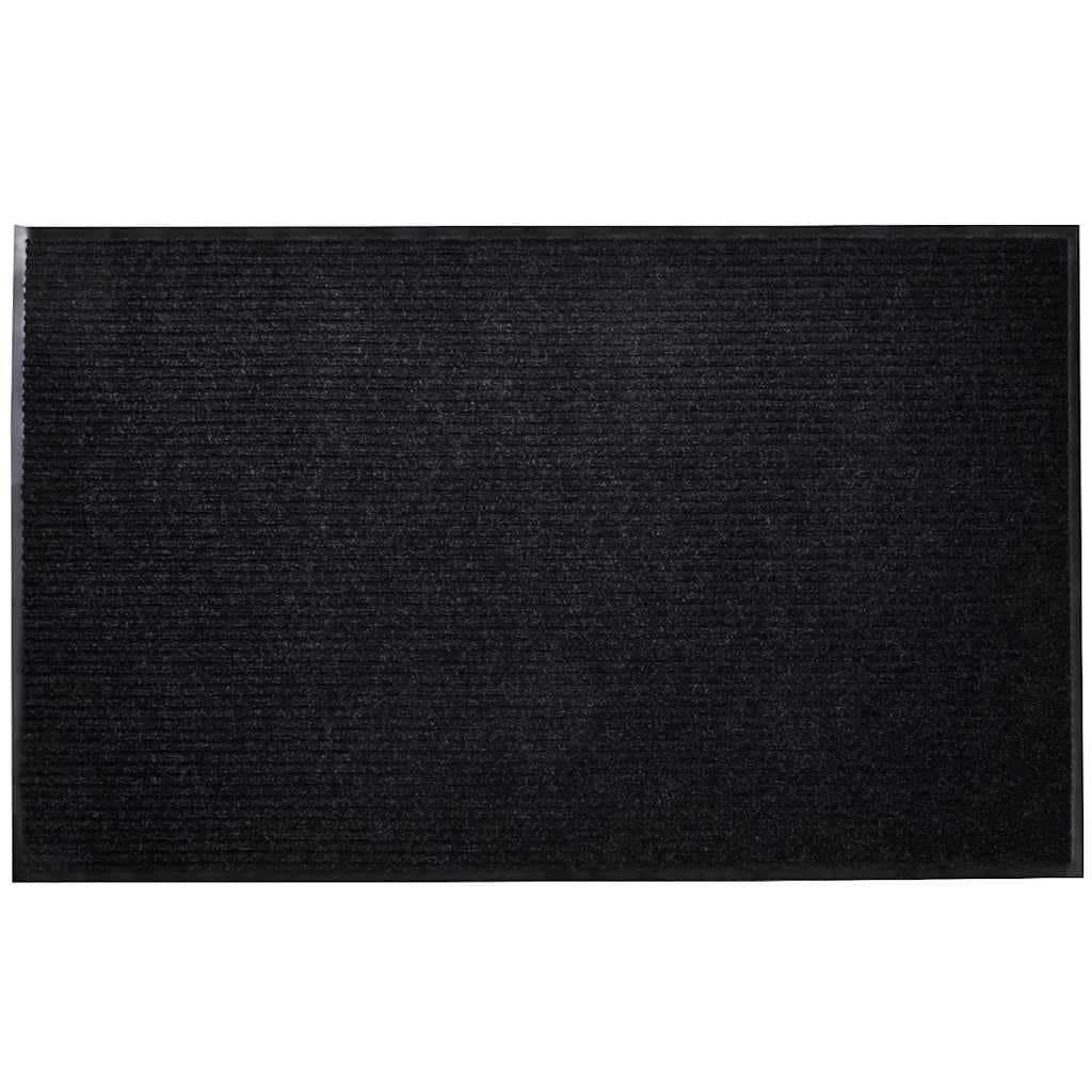 VidaXL Πατάκι Πόρτας Μαύρο 90 x 150 εκ. από PVC