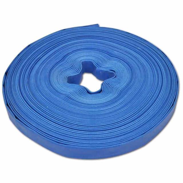 VidaXL Μάνικα Νερού Πλακέ 50 μ. 1" από PVC