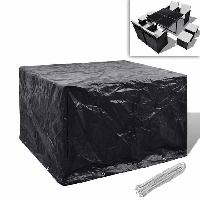 VidaXL Κάλυμμα Επίπλων Κήπου με 8 Κρίκους 113 x 113 x 73 εκ.