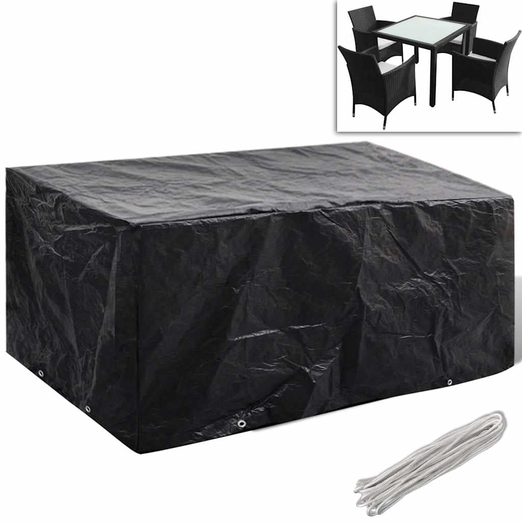 VidaXL Κάλυμμα Επίπλων Κήπου με 8 Κρίκους 180 x 140 x 90 εκ.