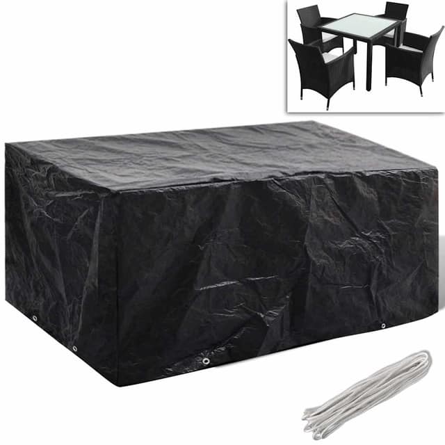 VidaXL Κάλυμμα Επίπλων Κήπου με 8 Κρίκους 180 x 140 x 90 εκ.