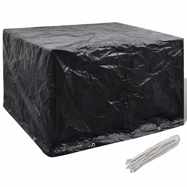 VidaXL Κάλυμμα Επίπλων Κήπου με 8 Κρίκους 135 x 135 x 90 εκ.