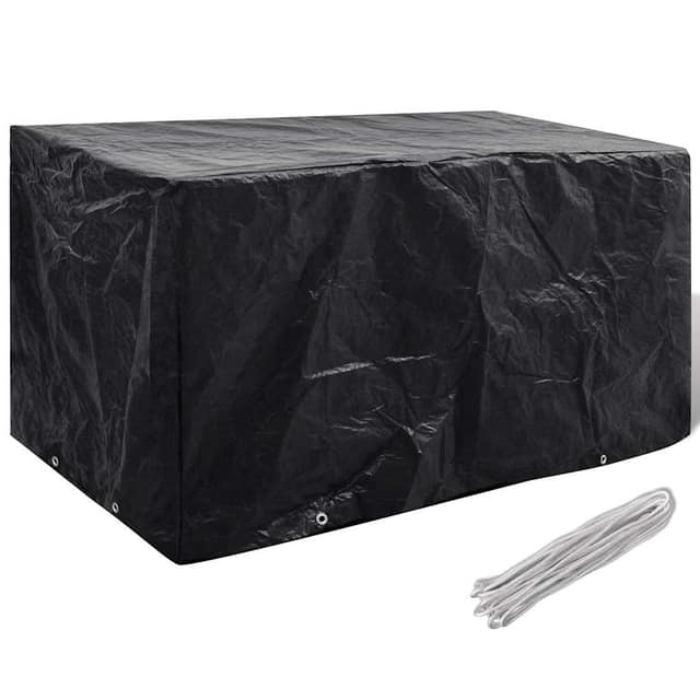 VidaXL Κάλυμμα Επίπλων Κήπου με 8 Κρίκους 180 x 70 x 90 εκ.