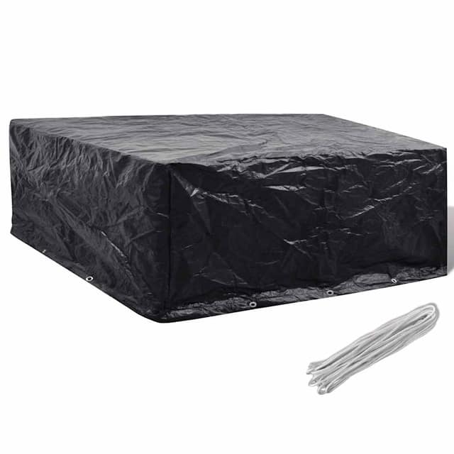 VidaXL Κάλυμμα Επίπλων Κήπου με 8 Κρίκους 260 x 260 x 90 εκ.