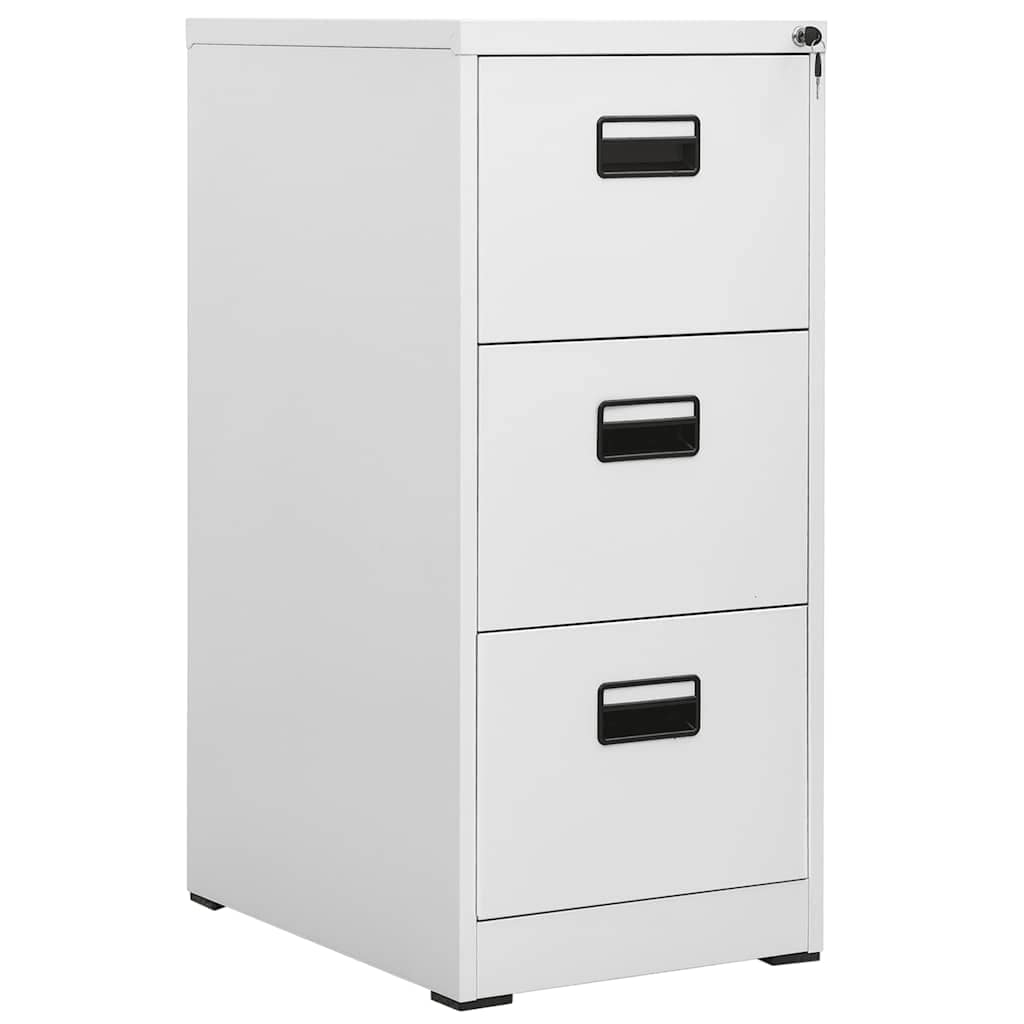 VidaXL Αρχειοθήκη Ανοιχτό Γκρι 46 x 62 x 102,5 εκ. από Ατσάλι
