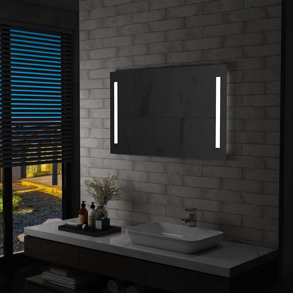 VidaXL Καθρέφτης Μπάνιου Τοίχου με LED 100 x 60 εκ.