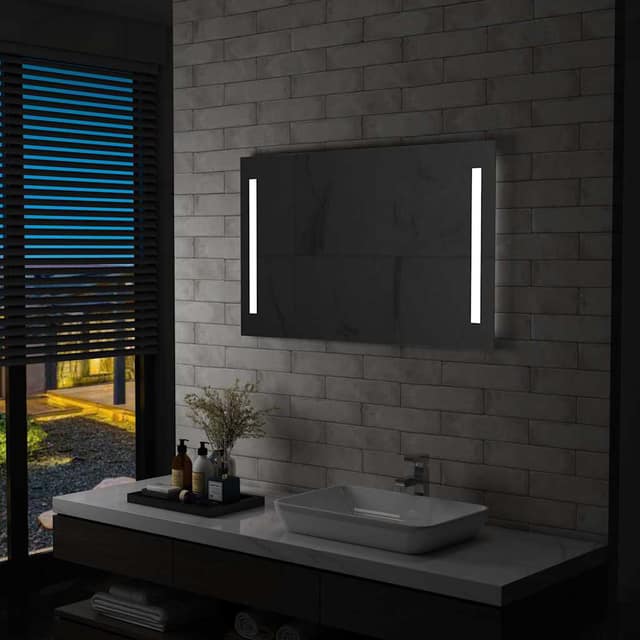 VidaXL Καθρέφτης Μπάνιου Τοίχου με LED 100 x 60 εκ.