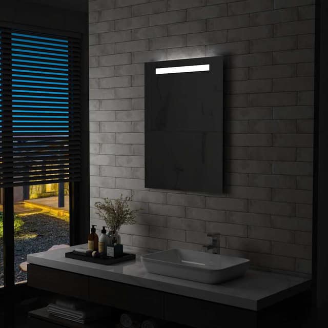 VidaXL Καθρέφτης Μπάνιου Τοίχου με LED 60 x 80 εκ.