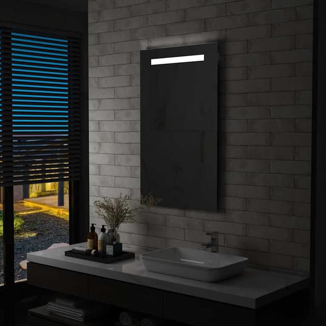 VidaXL Καθρέφτης Μπάνιου Τοίχου με LED 60 x 100 εκ.