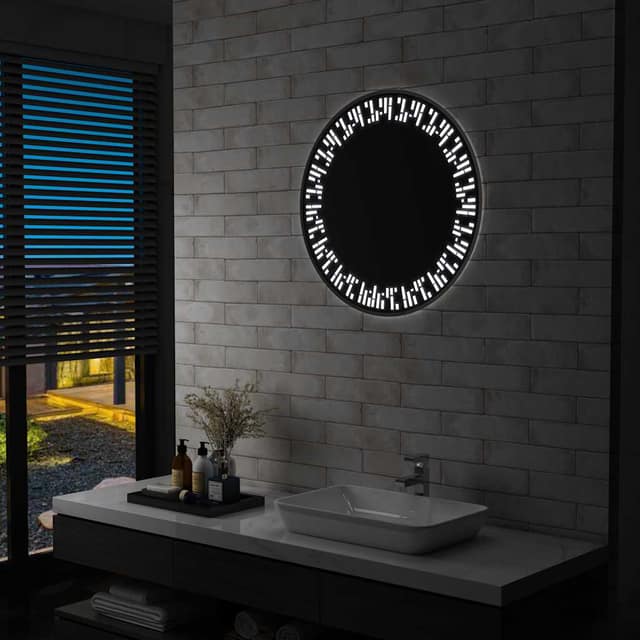 VidaXL Καθρέφτης Μπάνιου με LED 70 εκ.