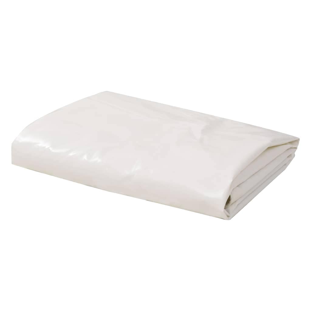 VidaXL Μουσαμάς Λευκός 1,5 x 6 μ. 650 γρ./μ.²
