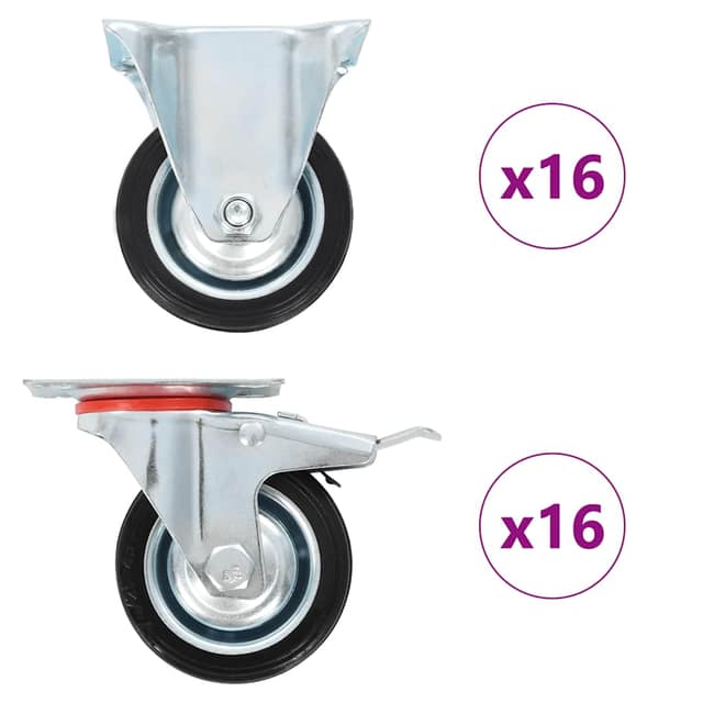 VidaXL Ρόδες 32 τεμ. 75 χιλ.