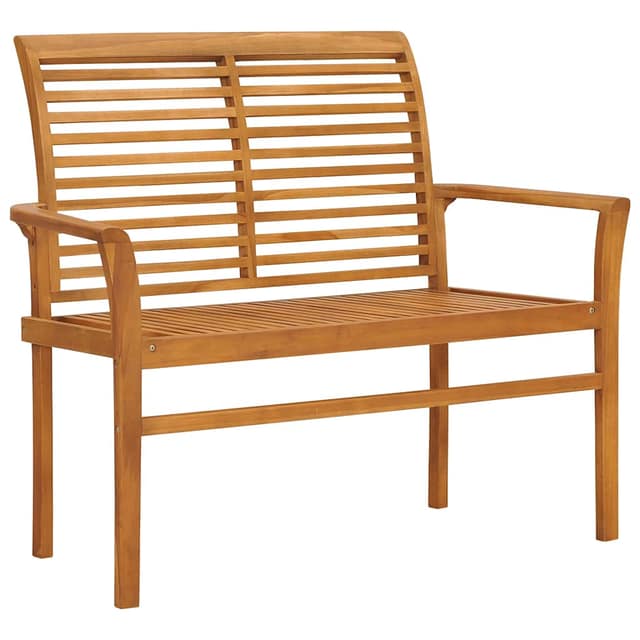 VidaXL Παγκάκι Κήπου 112 εκ. από Μασίφ Ξύλο Teak