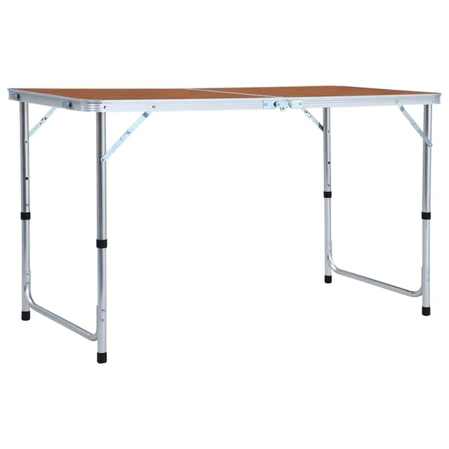 VidaXL Τραπέζι Κάμπινγκ Πτυσσόμενο 120 x 60 εκ. Αλουμινίου