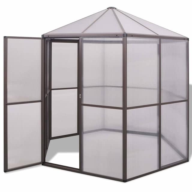 VidaXL Θερμοκήπιο 240 x 211 x 232 εκ. Αλουμινίου