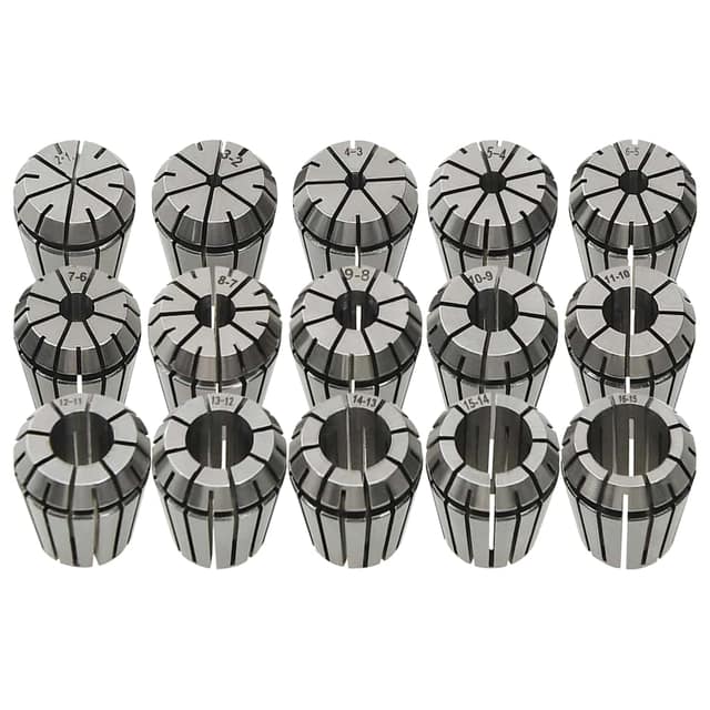 VidaXL Τσιμπίδια Collet Φρέζας Σετ 15 τεμ. ER25