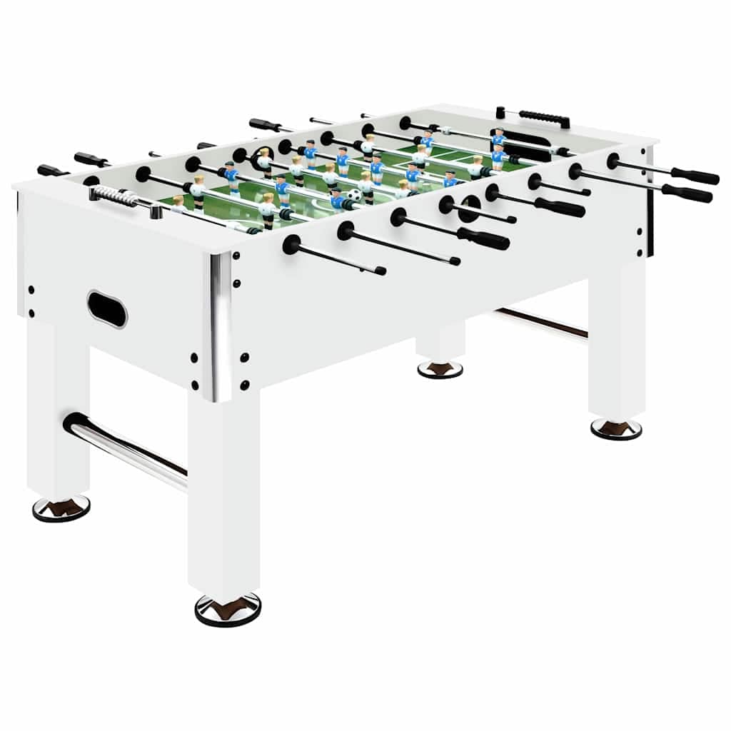 VidaXL Ποδοσφαιράκι Επιτραπέζιο Λευκό 140x74,5x87,5 εκ. 60 κ. Ατσάλι