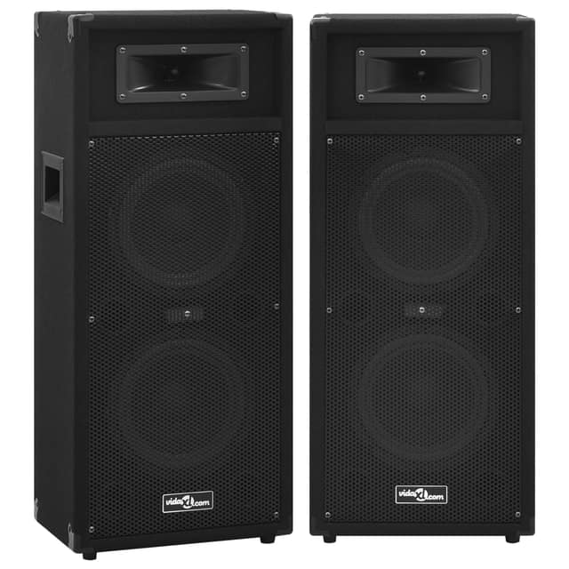 VidaXL Ηχεία Επαγγελματικά Παθητικά Hifi 2 τεμ. Μαύρα 1000 W