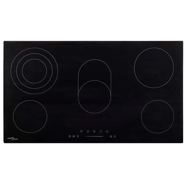 VidaXL Εστία Κεραμική με 5 Εστίες και Πλήκτρα Αφής 77 εκ. 8500 W