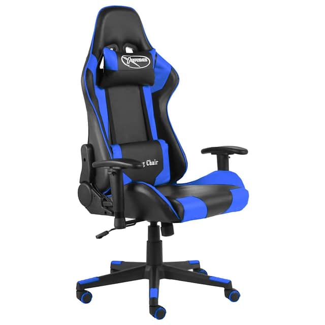 VidaXL Καρέκλα Gaming Περιστρεφόμενη Μπλε PVC